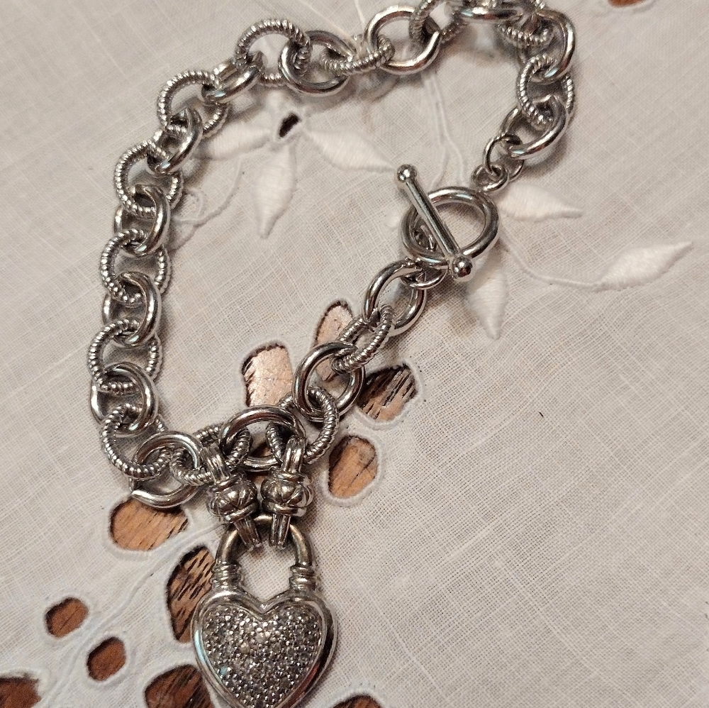 Diamond Heart Bracelet